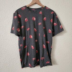 Nike Sportswear Culture Footwear Short Sleeve T-Shirt Gray Men's Size Large